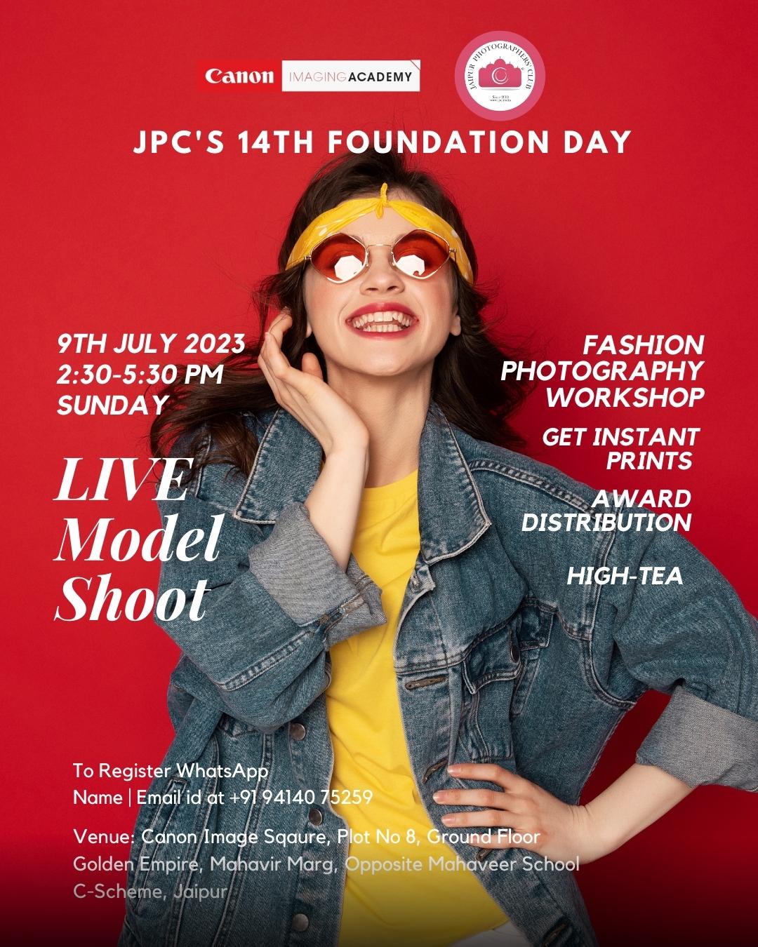 JPC’s 14th Foundation Day with Canon Imaging Academy